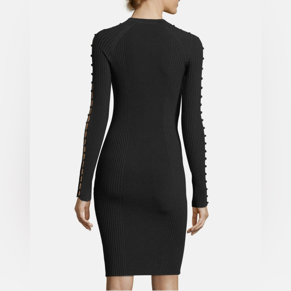 T By Alexander Wang Bra Strap Detail Dress in Black - Picture 6 of 10